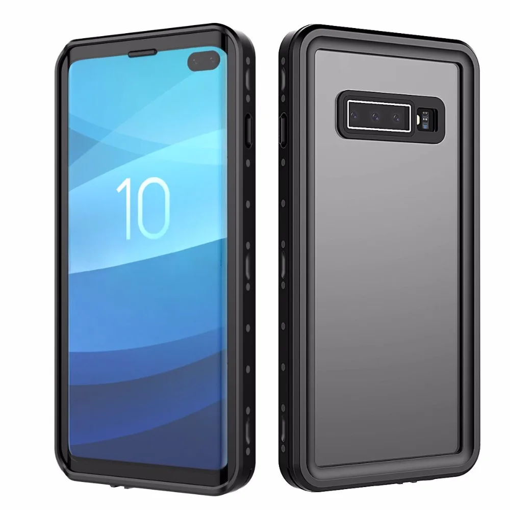 Водонепроницаемый чехол для Galaxy S10 Plus IP68 противоударный грязеотталкивающий