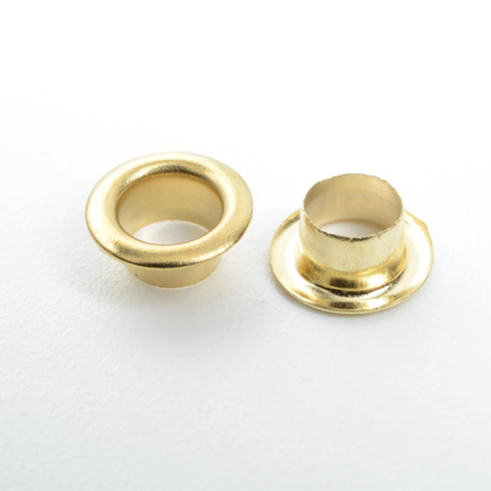 

Hot 100pc Gold Antique Scrapbook Eyelets Inner 5mm Metal eyelets For Scrapbooking embelishment garment clothes eyelets Sewing
