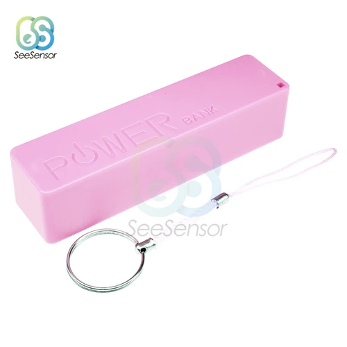 Pink Power Box DIY Kit детектор металла Комплект DC 3 V-5 V 60 мм детектив Бесконтактный Сенсор плата Модуль гибкий кабель 18650 USB Мощность банка коробки электронные сигареты Kit - Цвет: Pink Power Box