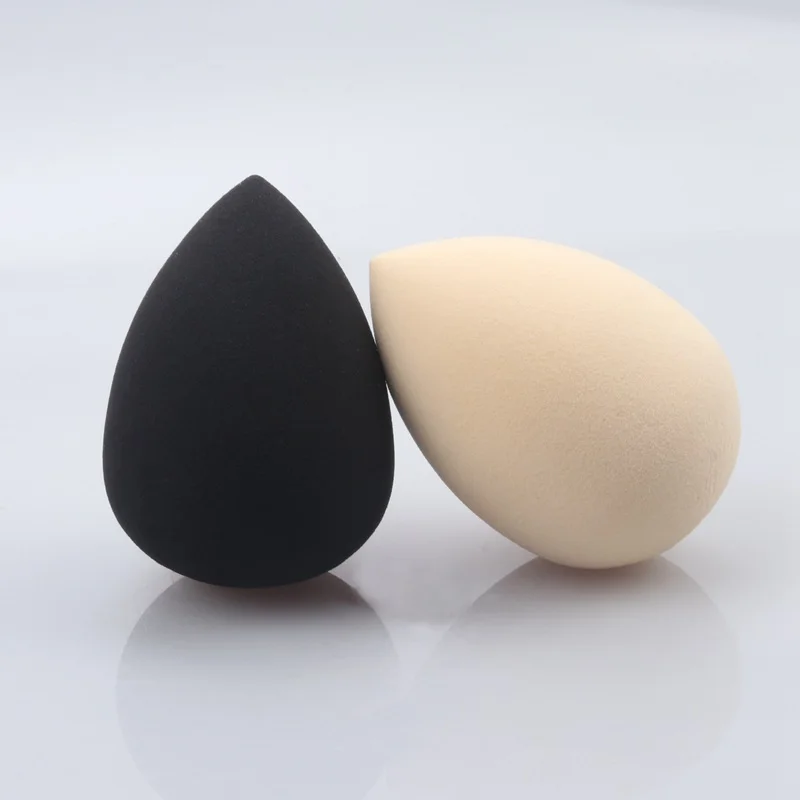 black beige Brainbow 2 шт./лот Founcation макияж Губка Мягкий косметический спонж пудра крем гладкая Макияж Красота Губка макияж аксессуары инструменты - Цвет: black beige