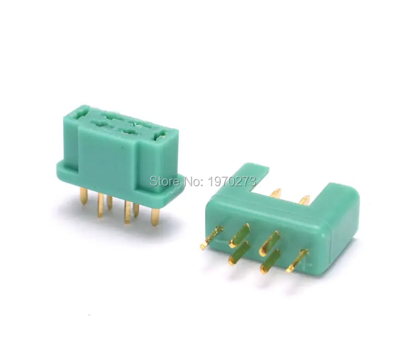 5 пар/10 пар разъем MPX 24K позолоченный 6pin 40Amp RC aeromodelling аксессуары для поля|connector