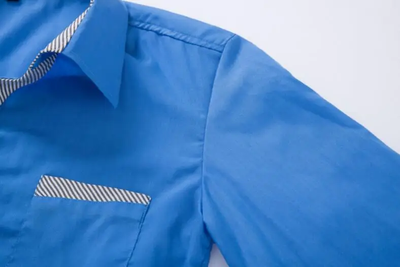 Мужская рубашка с длинным рукавом Camisa Masculina Повседневная приталенная в Корейском