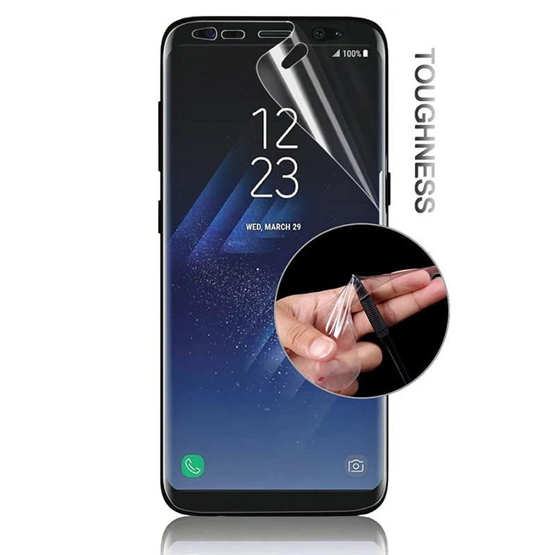 6D мягкая защитная пленка для Samsung Galaxy S9 S8 Plus Note 9 8 изогнутая Защитная S7 S6 Edge (не