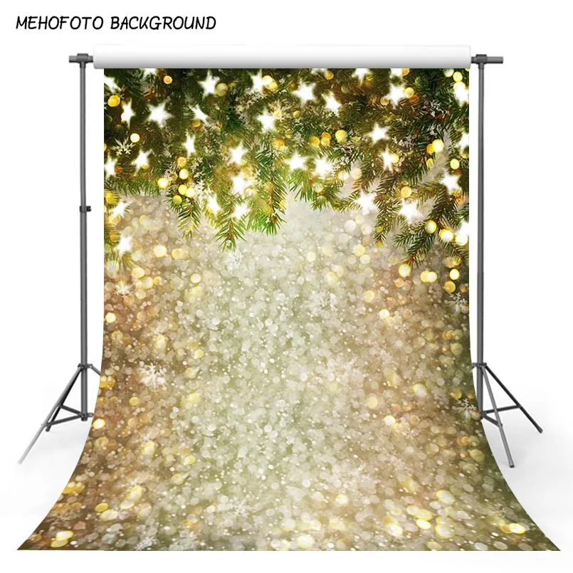 Фон для фотосъемки MEHOFOTO с изображением весенних зеленых листьев звезды золотого