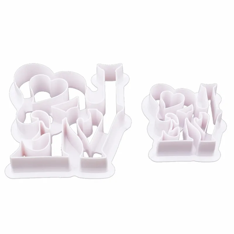 Фото 2pcs/set Stainless Steel 3D Sugar Craft Love Fondant Cutter DIY Cake Mold Cookie Cutters Baking Tools Kitchen Gadget Дом и сад 2pcs/set Stainless Steel 3D Sugar Craft Love Fondant Cutter DIY Cake Mold Cookie Cutters Baking Tools Kitchen Gadget Дом и сад