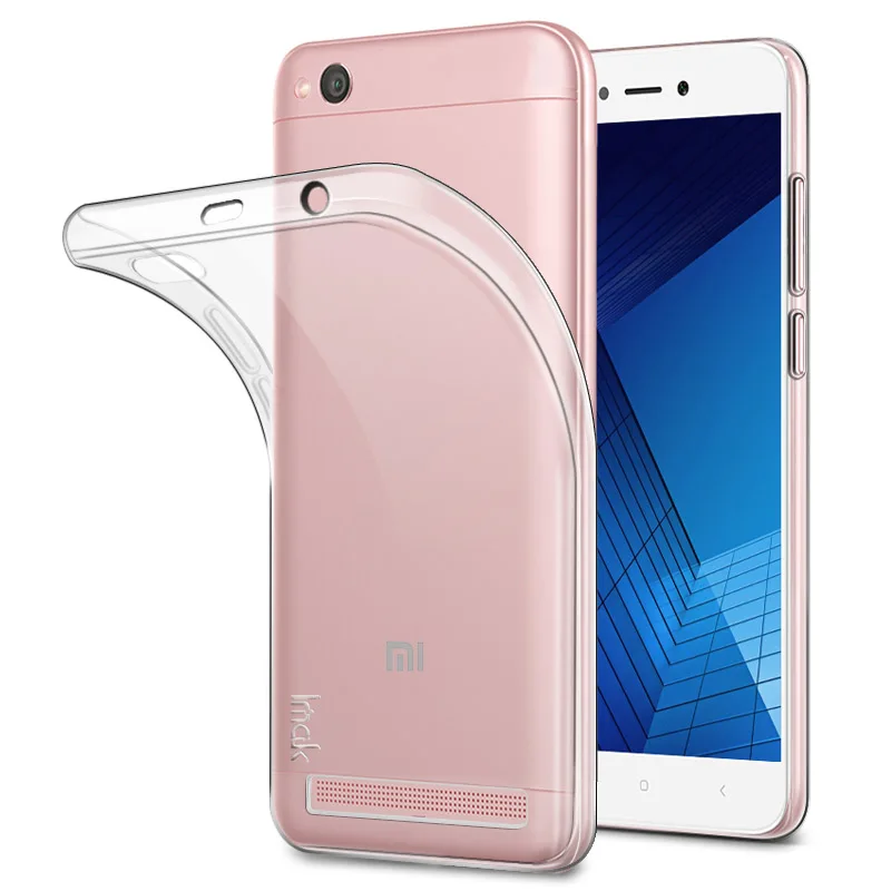 Imak Прозрачный чехол для Xiaomi Redmi 5A прозрачный мягкий гелевый силиконовый из ТПУ |