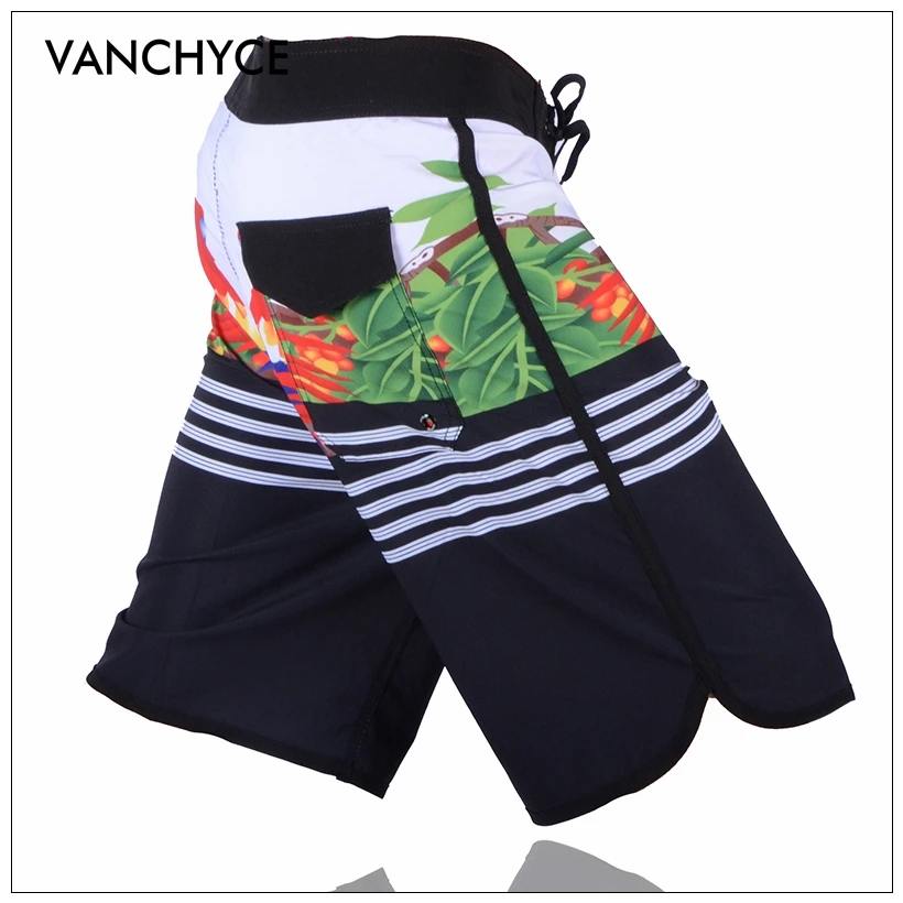VANCHYCE мужские пляжные шорты бермуды короткая быстросохнущая Серебряная доска со