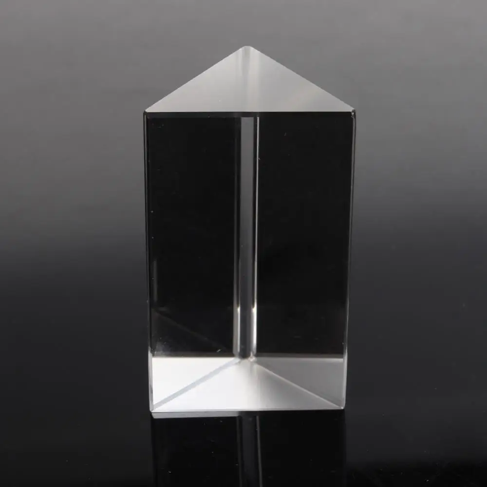 Physics Teaching Precision Optical Glass Prism Triangle Prismatic Free Shipping | Инструменты