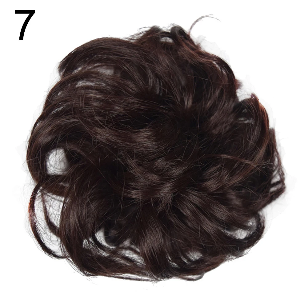 Модные женские DIY эластичные вьющиеся волосы парик кольцо скручивание булочка