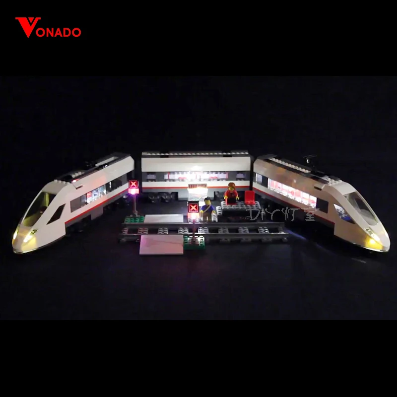 Светодиодная лампа для Lego 60051 детские конструкторы совместимые с 02010 городами