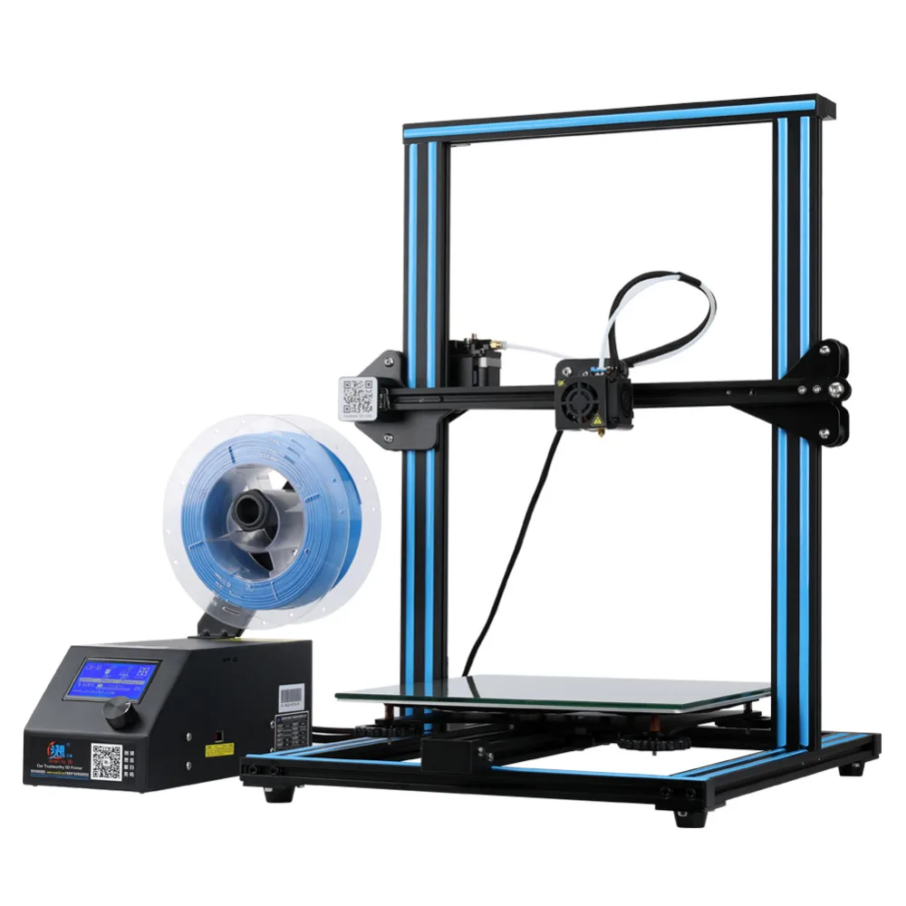CR 10 3D принтер DIY набор большой размер печати 1 75 мм Reprap i3 с Hotbed + 8G sd карта 200g нити