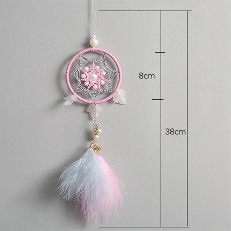 Pinks Ловец снов автомобиль кулон девушка мечта сердце порошок милый ветер Chime