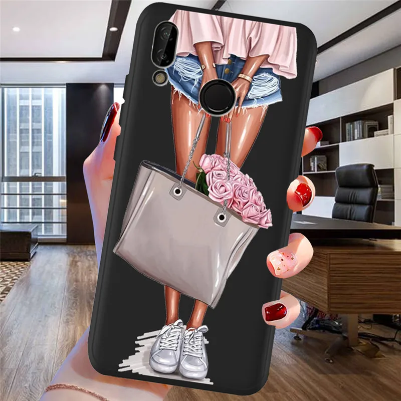 H1714 Для huawei P8 P10 P20 P30 Коврики 10 20 Honor 8 8X 8C 9 V20 20i 10 Lite Plus Pro Чехол-футляр модная одежда для девочек; - Цвет: H1714