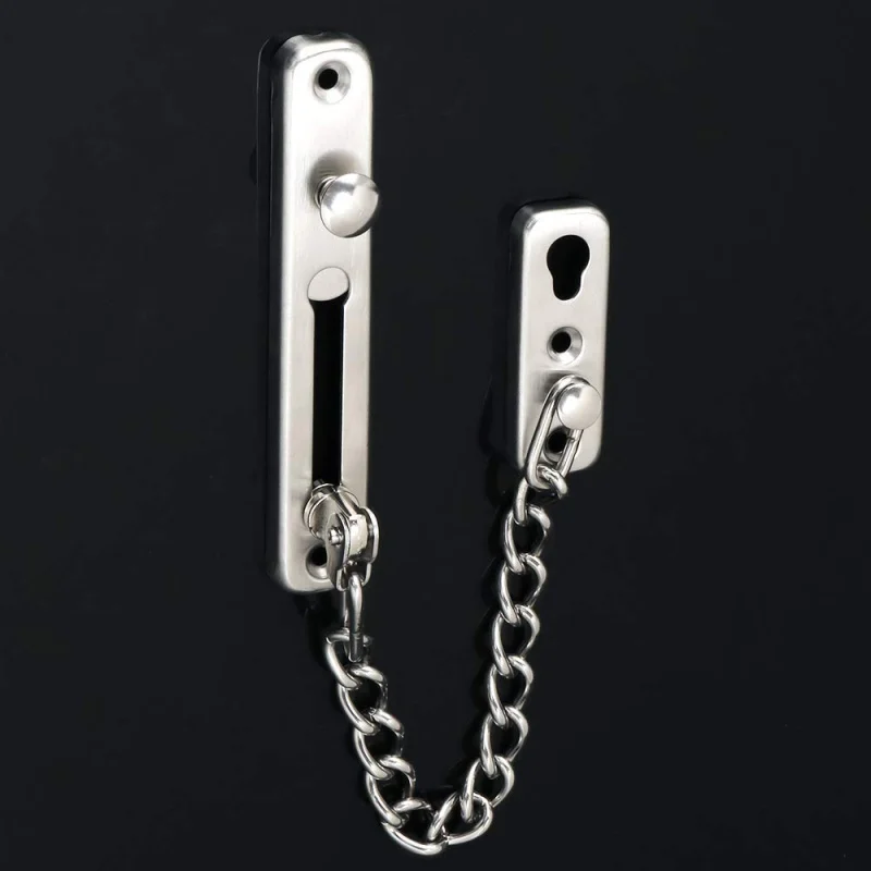 Stainless Steel Anti-Theft Chain Thickened Door Chain Buckle Door Chain Hotel Door Bolt