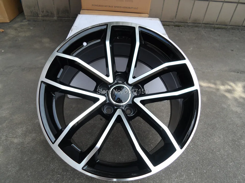 18x8.5J колесные диски PCD 5x112 ET35 центр отверстия 66 6 мм|Диски колёсные| |