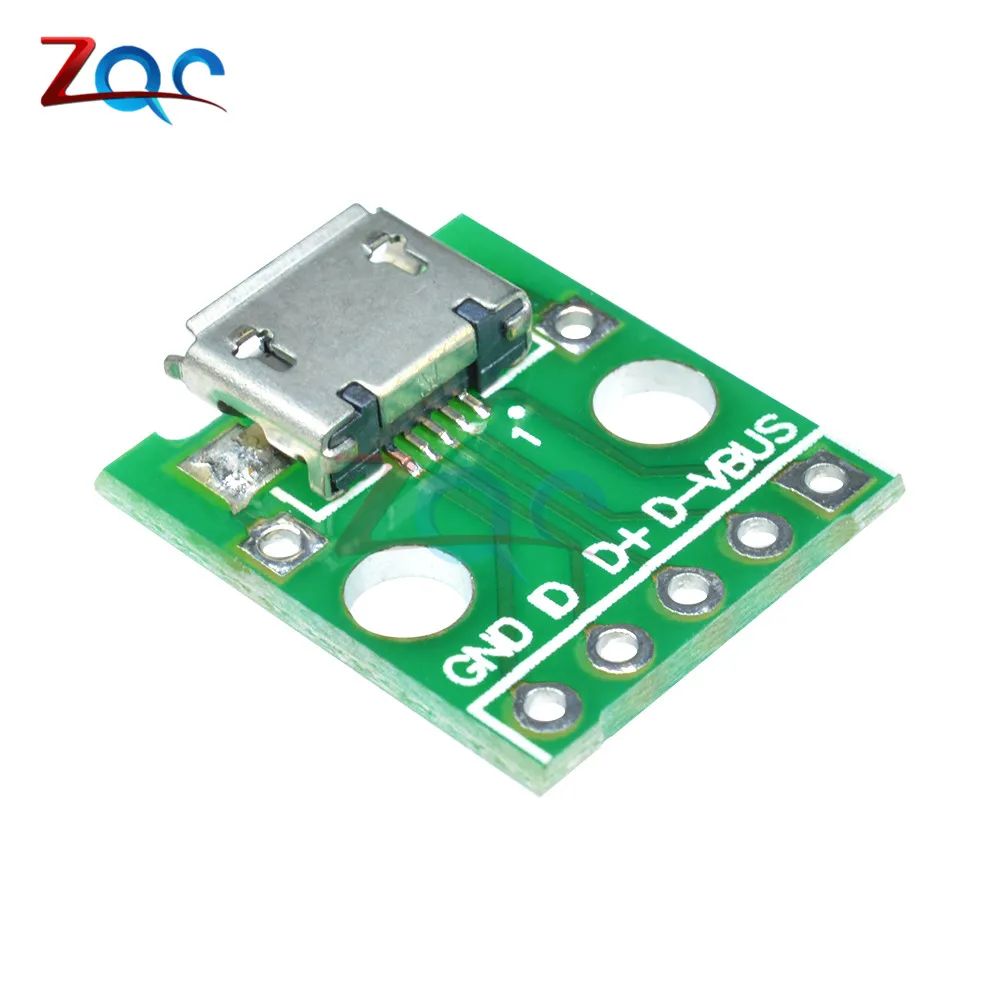 Micro Mini USB A Male USB 2,0 3,0 A Female USB B разъем интерфейс для 2,54 мм DIP PCB конвертер адаптер коммутационная плата