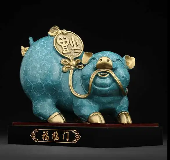 8 &quotбронзовые медные РЕЗНЫЕ изделия для дома фэн шуй приносят сокровище статуя