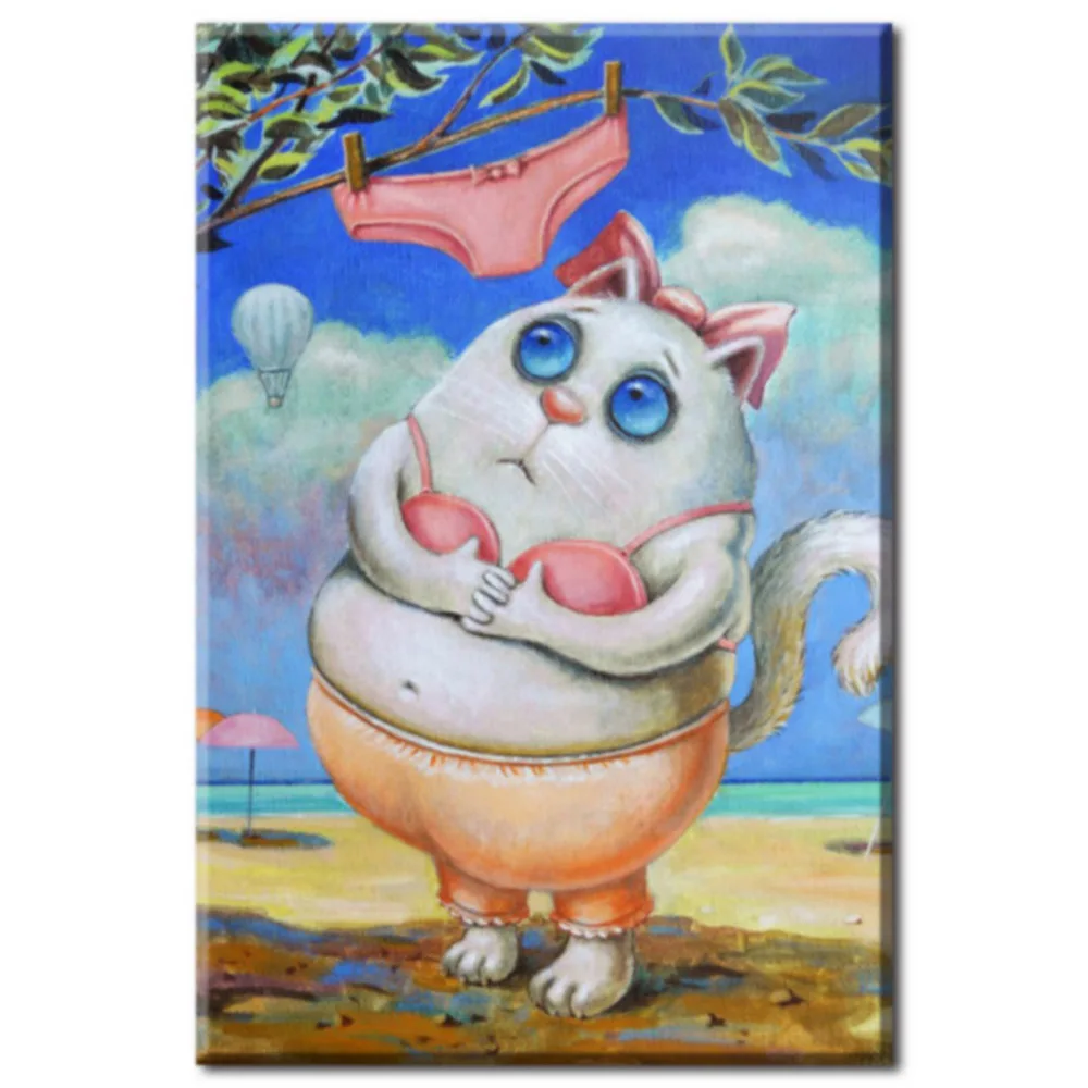 Металлическая Жестяная Табличка для кошек с изображением животных потертый шик