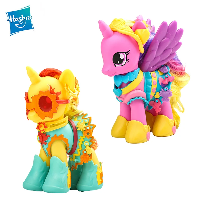 Оригинал My Little Pony принцесса DIY игрушка Дружба Магия Радуга тире пони ПВХ Фигурки