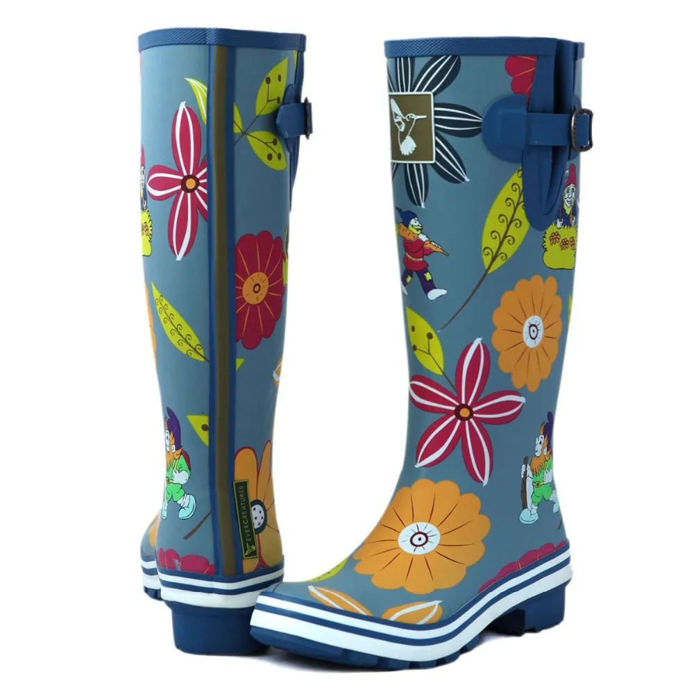 Evercreatures UK Brand rain boots high 