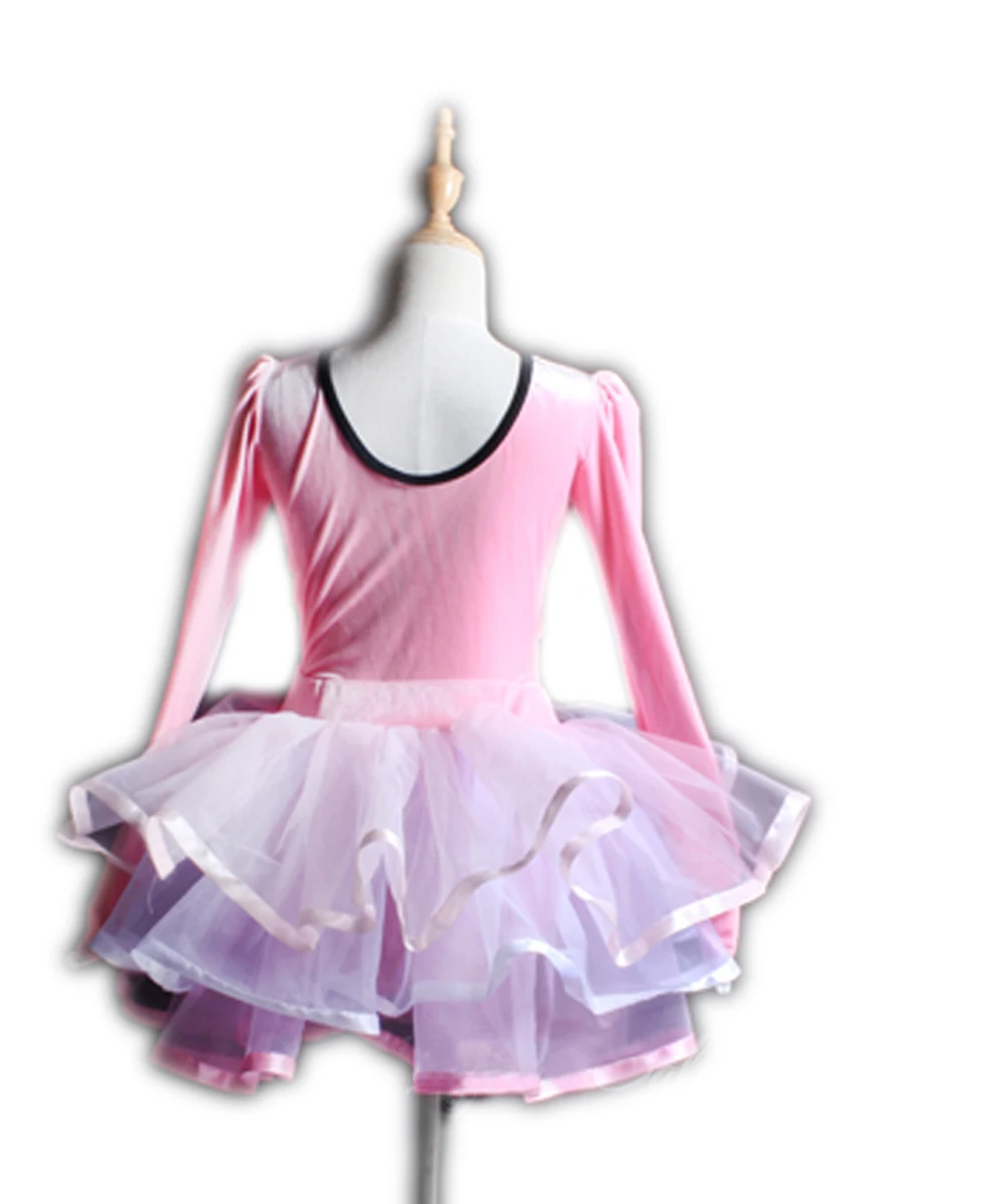Новая детская Женская юбка принцессы из двух частей балетная сценические