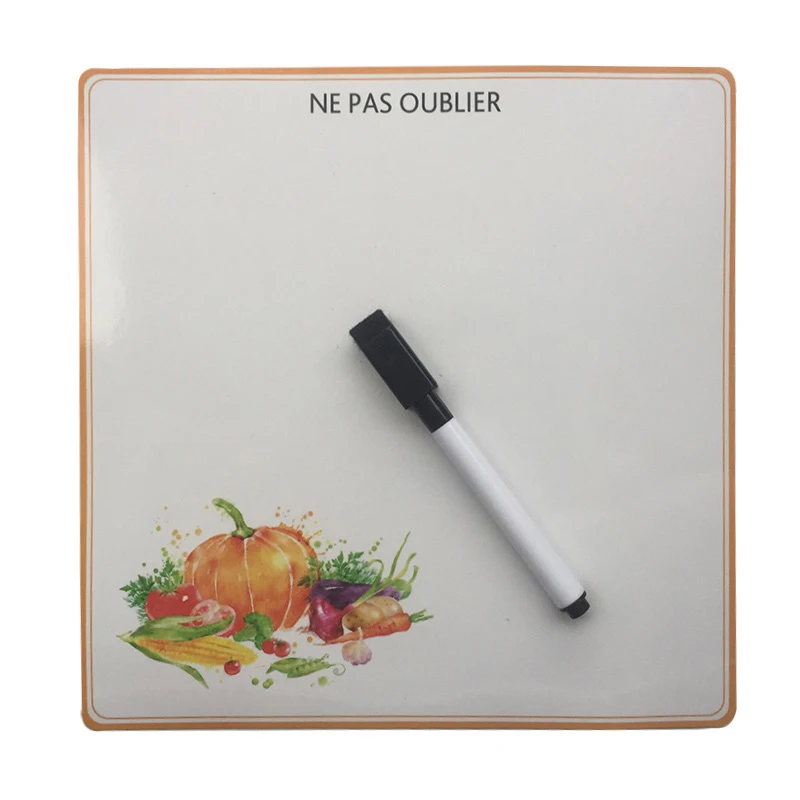 Кухонная печатная Гибкая магнитная доска/доска для сообщений/записная