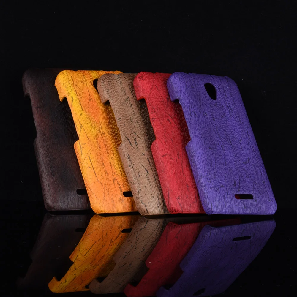 For Lenovo A 2016A40 Case Hard PC Leather Retro wood grain Phone Vibe B A2016 A40 2016 Back Cover |