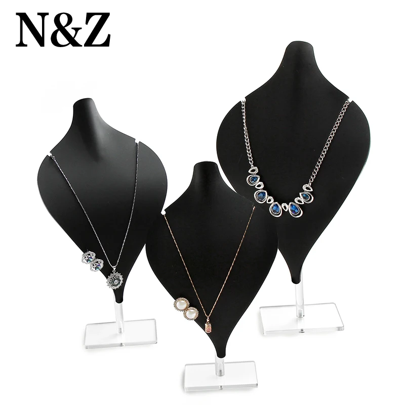N &amp Z 3 шт./компл. вращающийся черный акриловый матовый материал ожерелье кулон