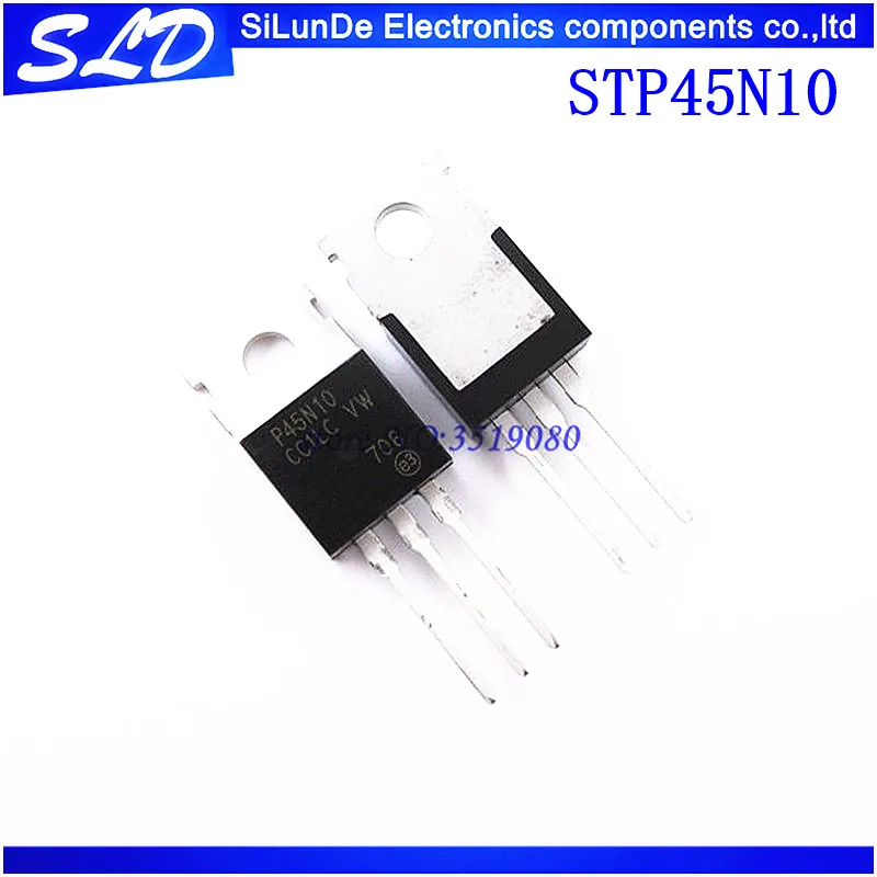 

Free Shipping 50pcs/lot STP45N10 P45N10 TO-220 New and original IN STOCK