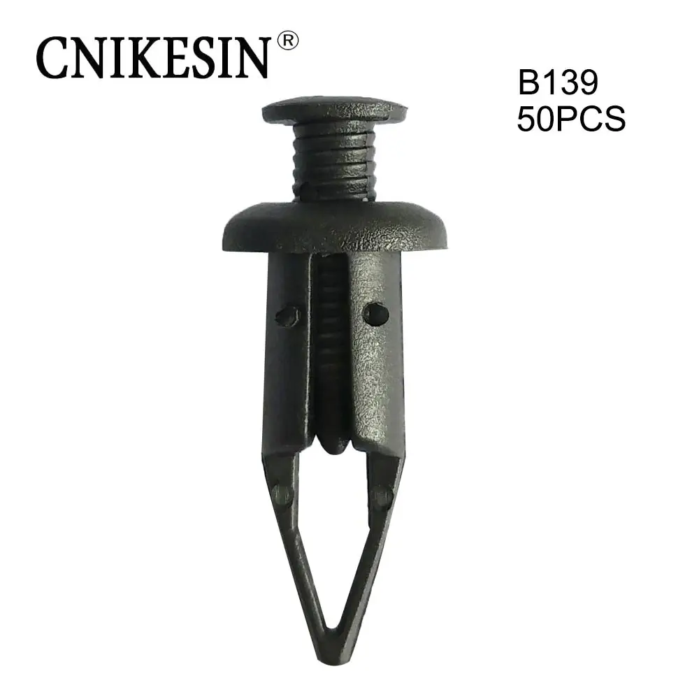 CNIKESIN 50 PCS B139 нейлон Фиксатор автомобильный 9 мм Заклепка внешнее покрытие щит