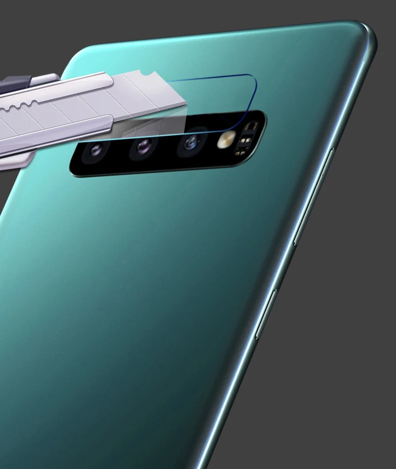 Объектив камеры Настоящее Закаленное стекло для Samsung Galaxy S10 S10e + Защитная пленка