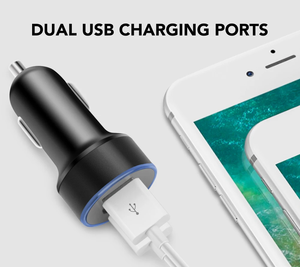 3.1A 5 в двойной Переходник USB для зарядки в машине для Skoda Kodiaq Volkswagen Polo VW Golf 7 6 5 Passat B8 B7 Touareg Tiguan