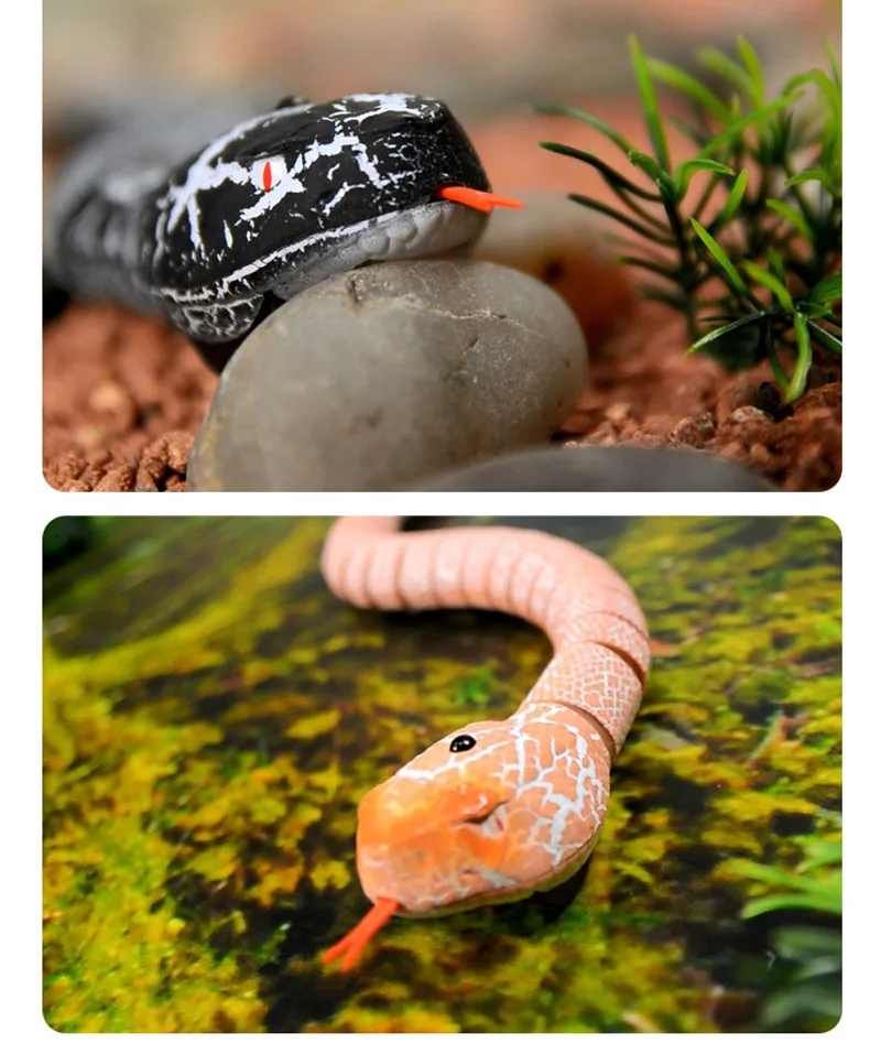 Kitoz RC змея Naja Кобра Viper игрушка с дистанционным управлением ИК Имитация животных