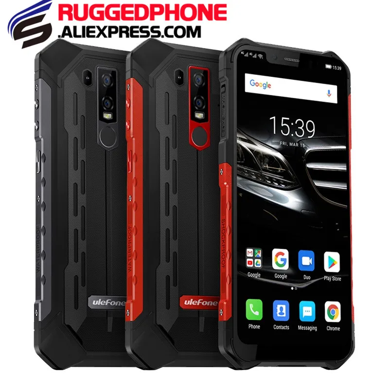 Ulefone Armor 6E IP68 Водонепроницаемые мобильные телефоны Android 9 0 6 2 &quotHelio P70 4G + 64G Face ID NFC