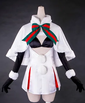 Аниме Fate Grand Order FGO Alter Jeanne d'Arc Lily Рождество Ролевые игры кролик полный комплект