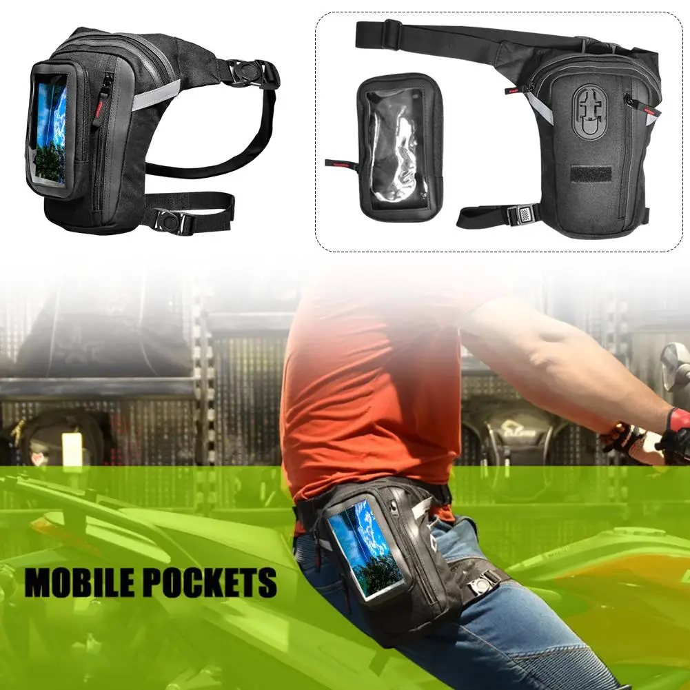 2019 Новая мотоциклетная обувь ноги сумка поясная Водонепроницаемый регулируемая