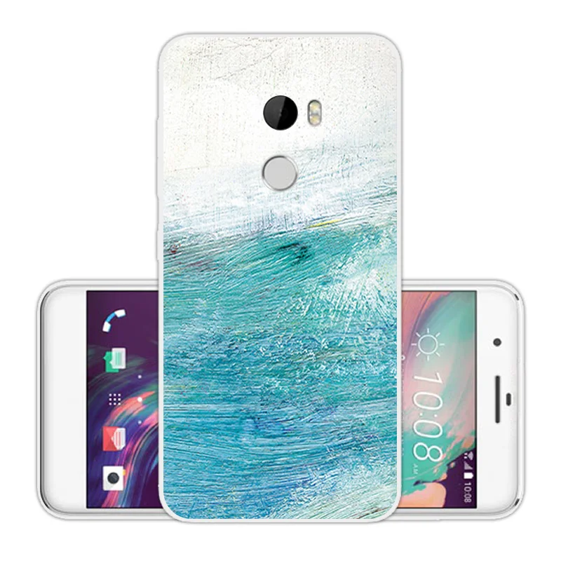 Квадратный чехол для HTC One X10 мягкий силиконовый из ТПУ E66 5 дюйма Чехлы мобильный