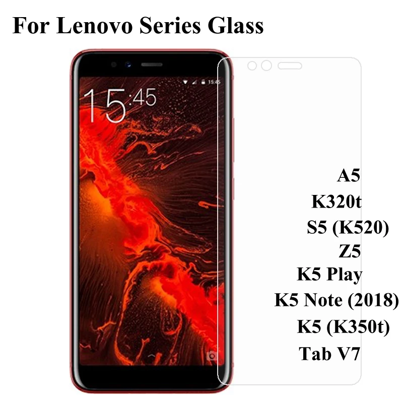 Закаленное стекло Lenovo A5 Z5 K5 S5 Play Note 2018 K320t K350t K520 защитная пленка для Tab V7 Защитная