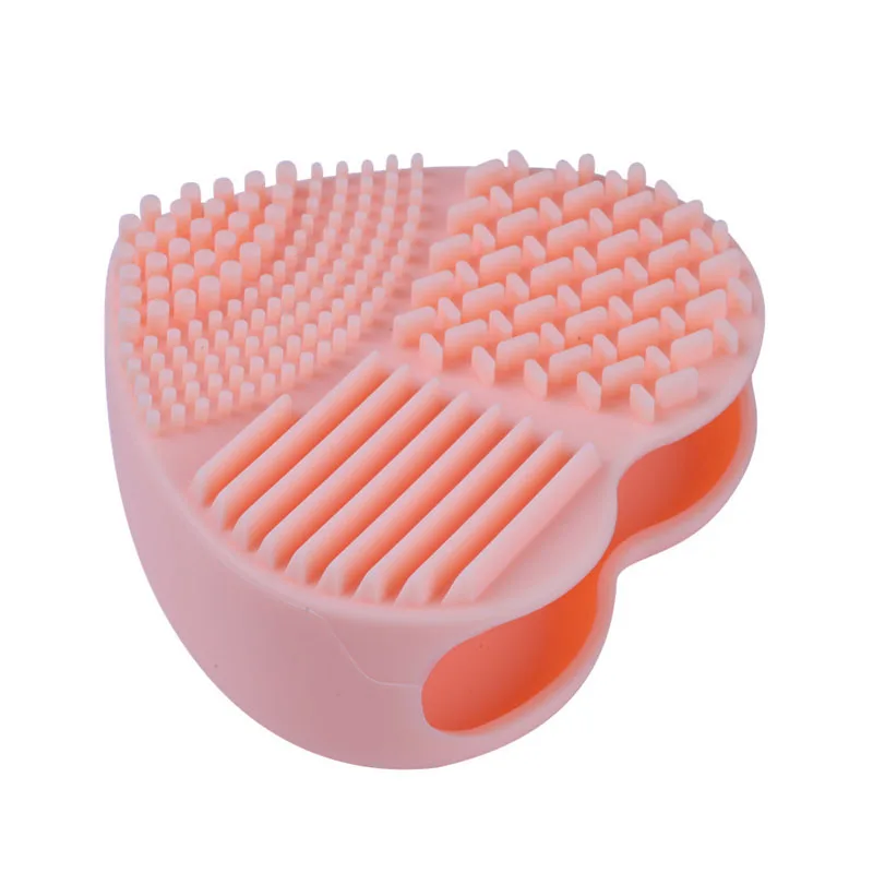 1PC Silicon Brush Egg Cleaning Washing Tool Cosmetic Cleaner Cosmetics Brushes Scrubber Board Remove Dirt Residues | Красота и