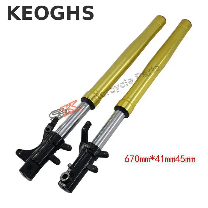 Передняя амортизирующая вилка Keoghs для мотоцикла 670 мм x 41 45 Kawasaki Honda Msx125 обезьяны