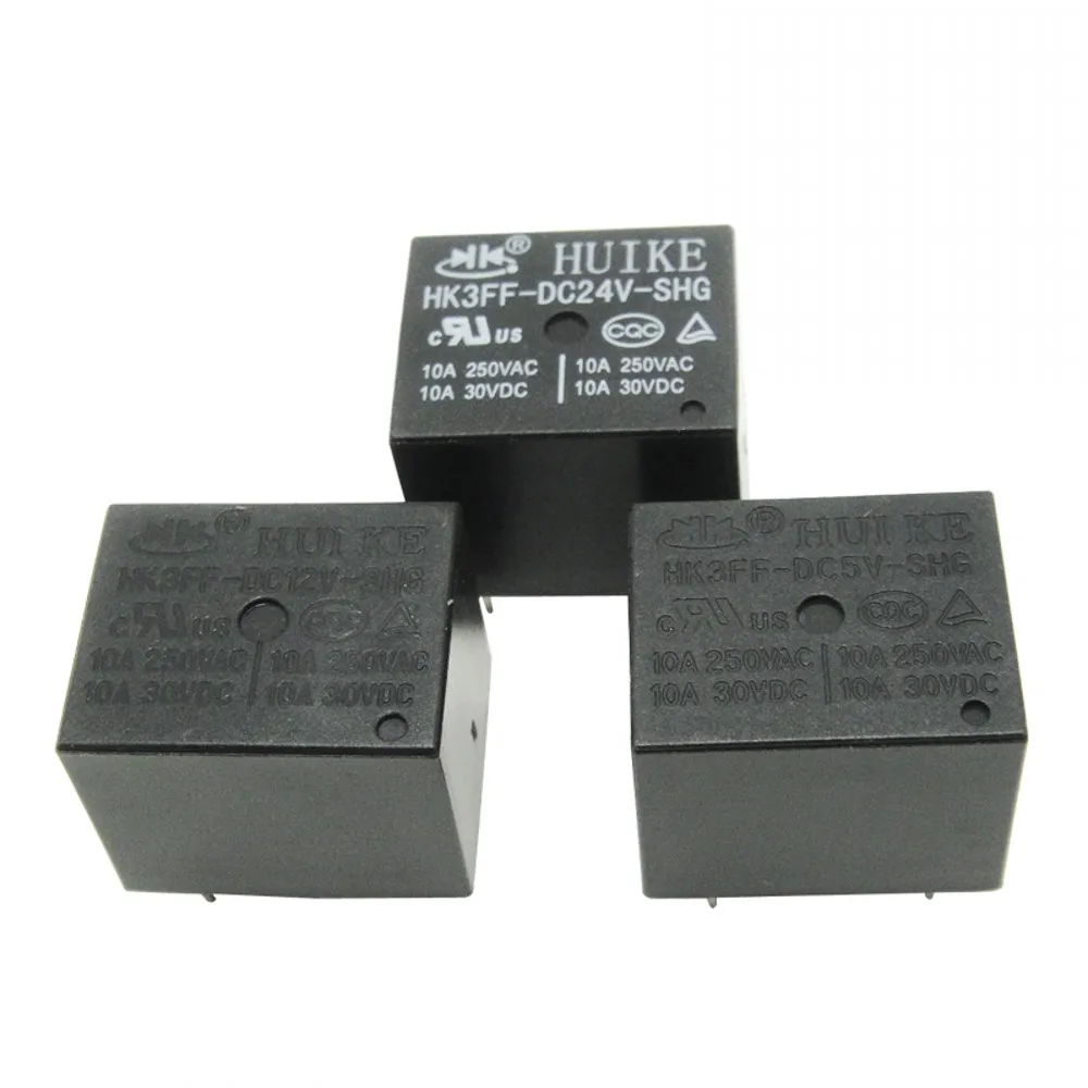 50 шт./лот реле мощности лампочка HK3FF DC5V SHG 10A250VAC T73 5PIN|Реле| |
