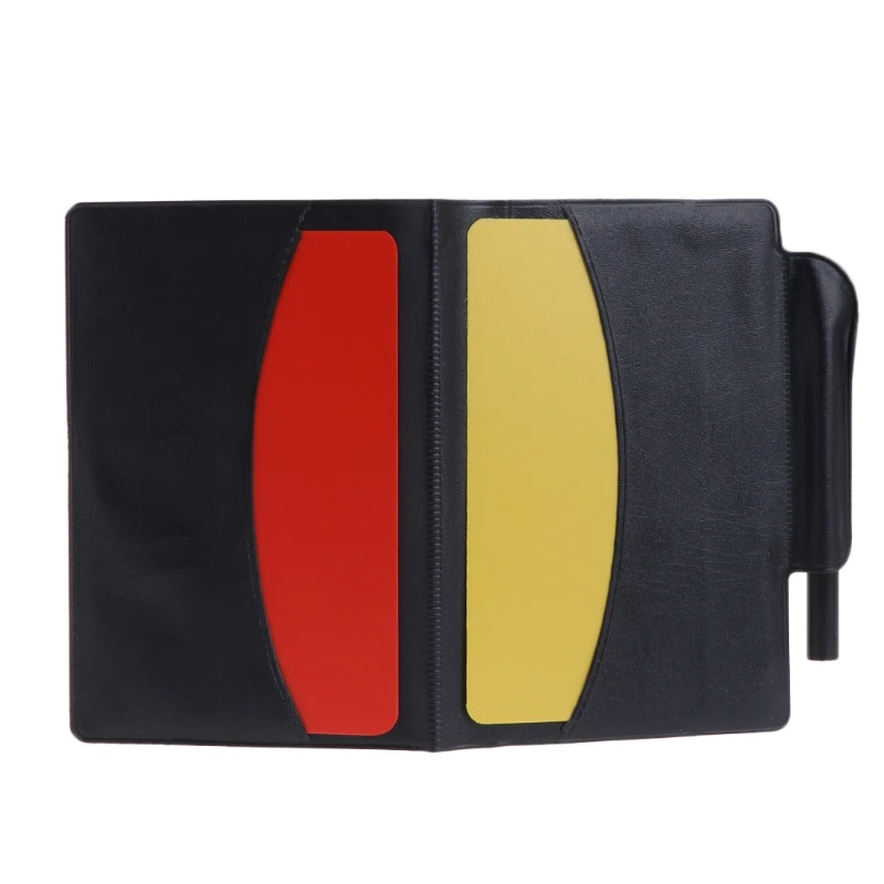 Fashion Football Soccer Referee Wallet Notebook with Red Card and Yellow easy to carry | Спорт и развлечения