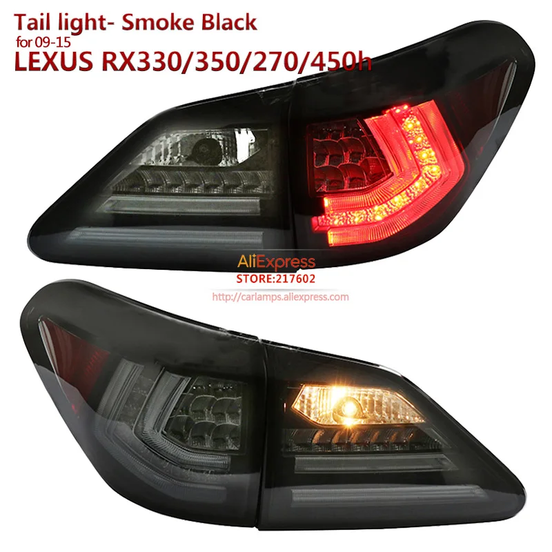 

Smoke Black/ for LEXUS RX350 330 270 450h LED Tail light Assembly SONAR BRAND rear lights Fit 2009- cars