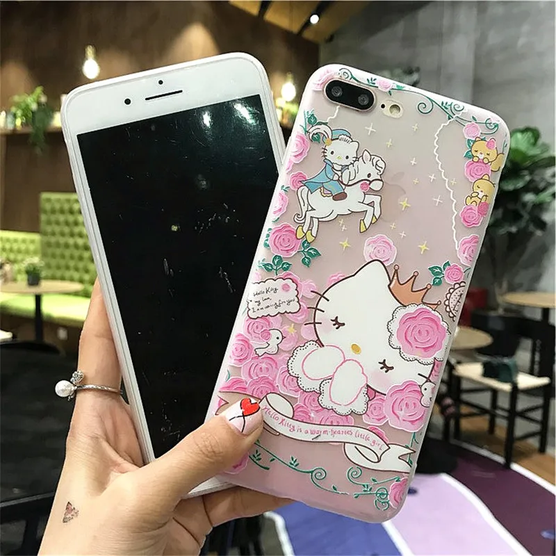 3D рельефный чехол для iPhone 5 5S SE 6 6S 7 8 Plus X Мягкий ТПУ Oppo R9 S R11 plus R15 ЧЕХОЛ ДЛЯ vivo X7 X9 X20