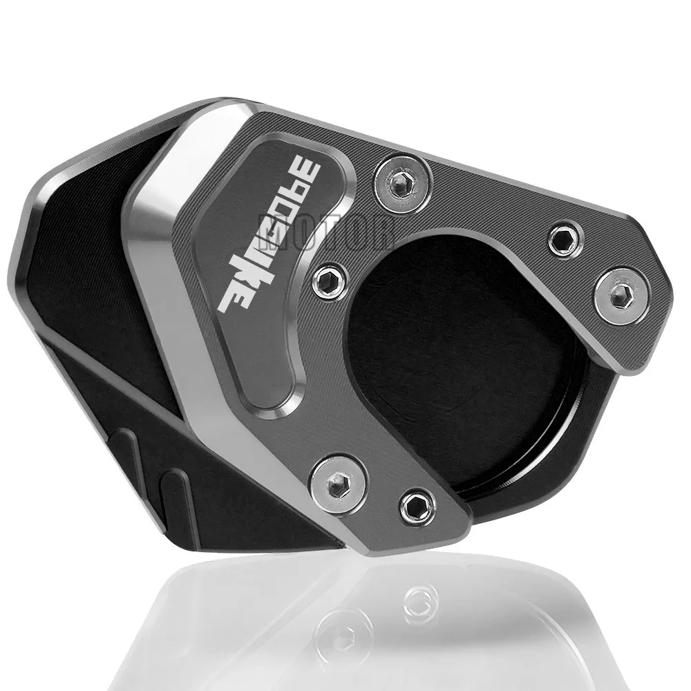 Logo For 390Duke-A Для KTM 390 Duke 2013- 390 Duke мотоцикл подножка сбоку подставка увеличитель расширение пластина поддержка - Цвет: Logo For 390Duke-A