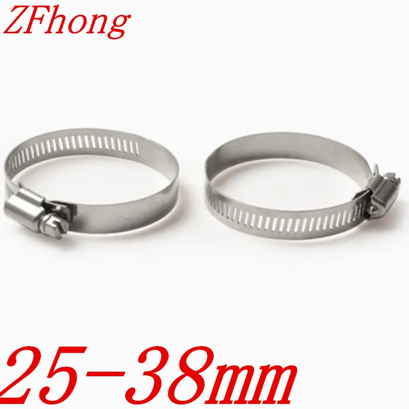 

20pcs/lot 25mm to 38mm 25-38mm American type stainless steel hose clamp
