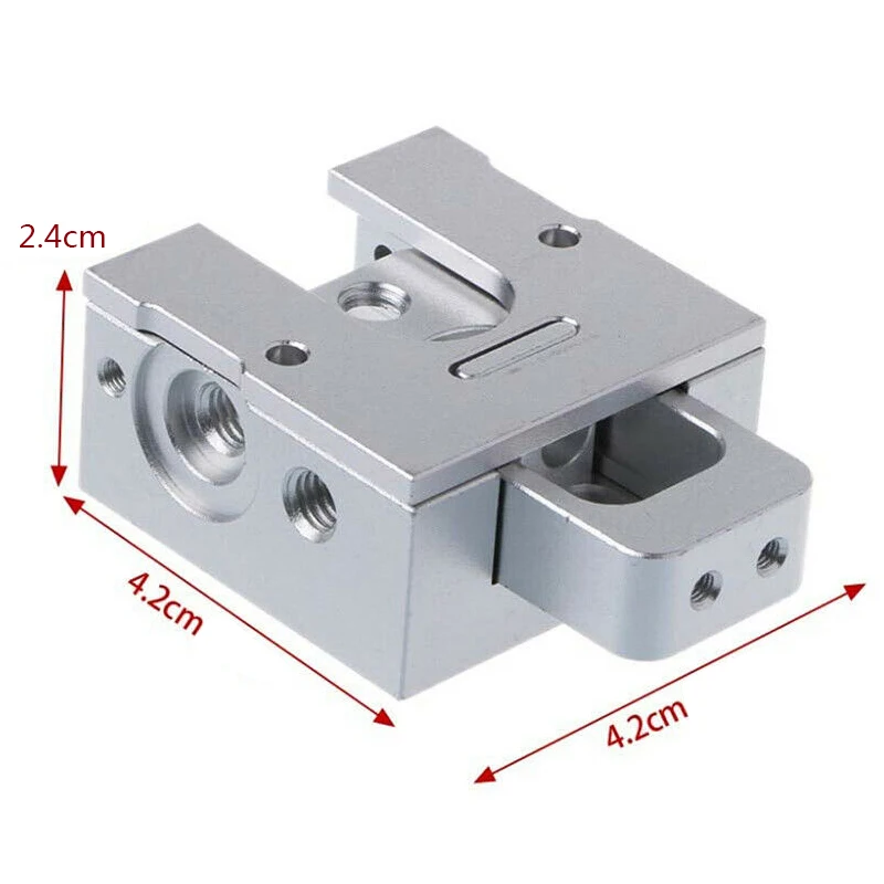 Для Reprap Bulldog цельнометаллический экструдер 1 75 мм/3 мм Diy часть для j головки Mk8 3D