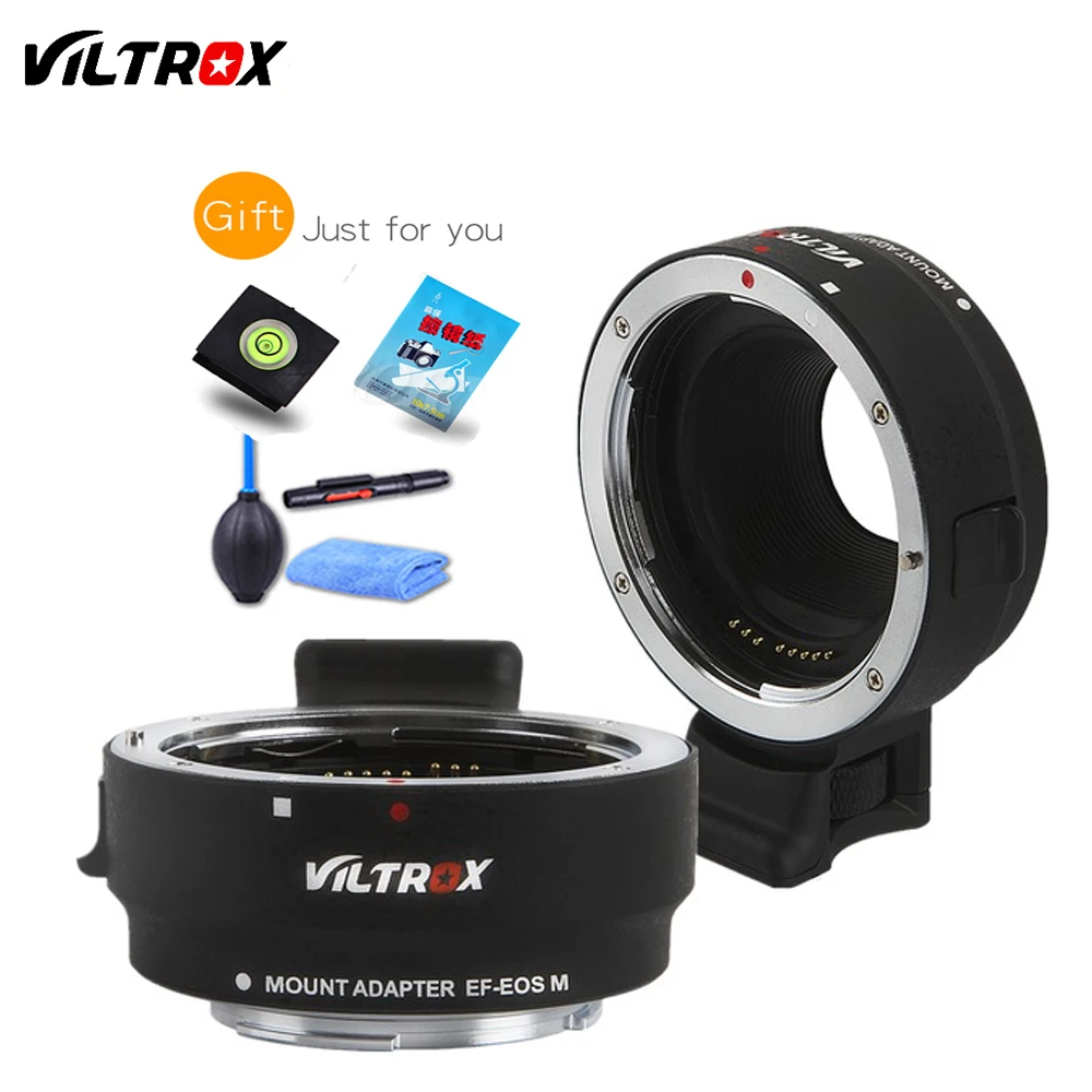 Viltrox EF-EOSM электронный адаптер для объектива с автофокусом Canon EOS EF EF-S объектив M EF-M