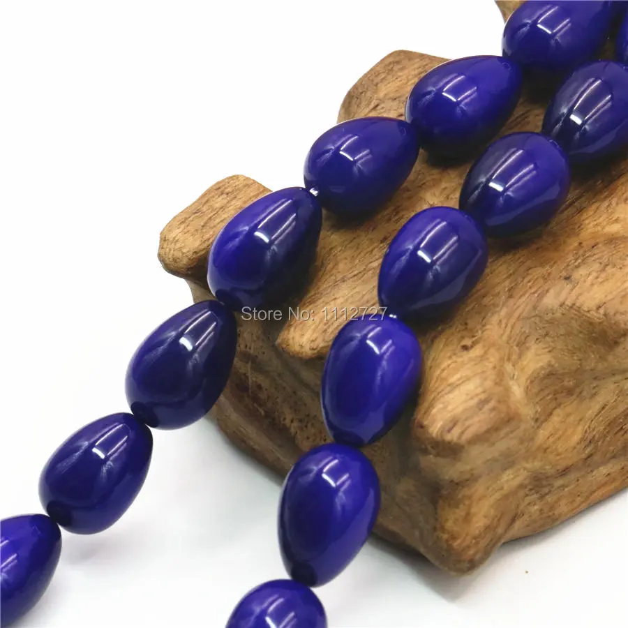 Украшения для женщин и девочек 9x13 мм темно синие рождественский подарок имитация