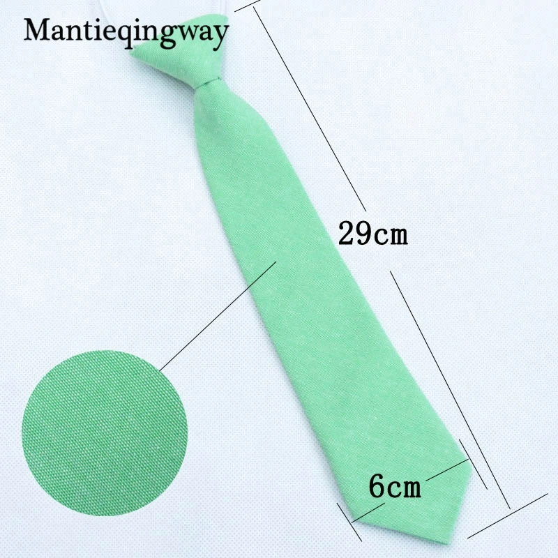 Mantieqingway детские галстуки повседневные розовые шеи Узкие хлопчатобумажный